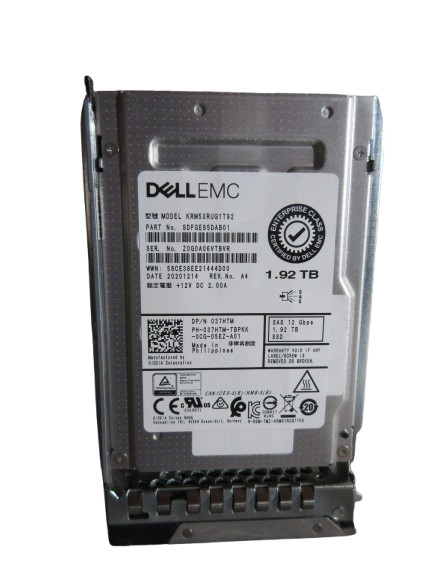 Dell |KRM5XRUG1T92 | 037HTM 1.92TB SAS 12Gbps 1.92TB SSD SDFGE85DAB01