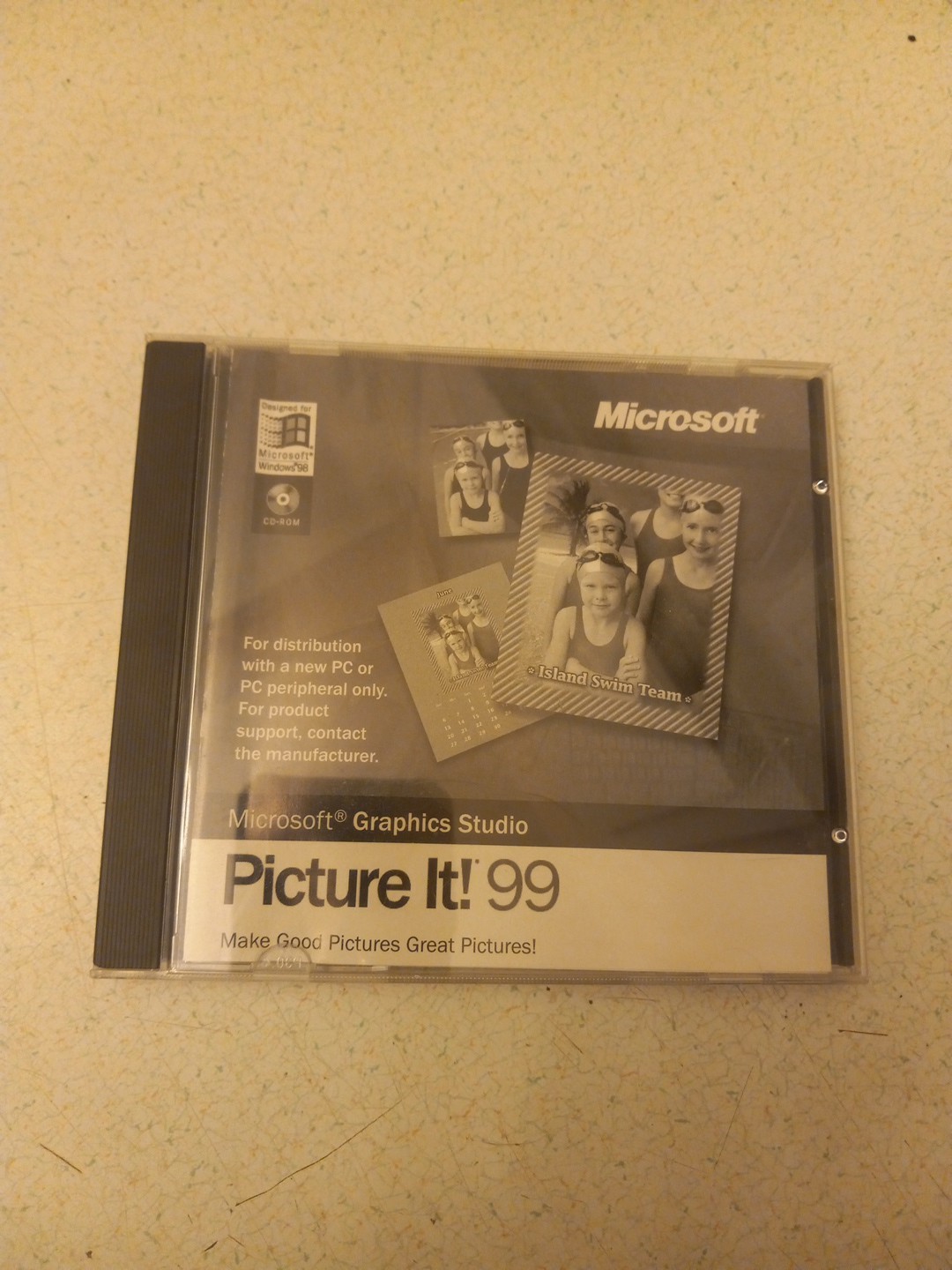MICROSOFT PICTURE IT 99  - Disk 1 Of 2 Only 