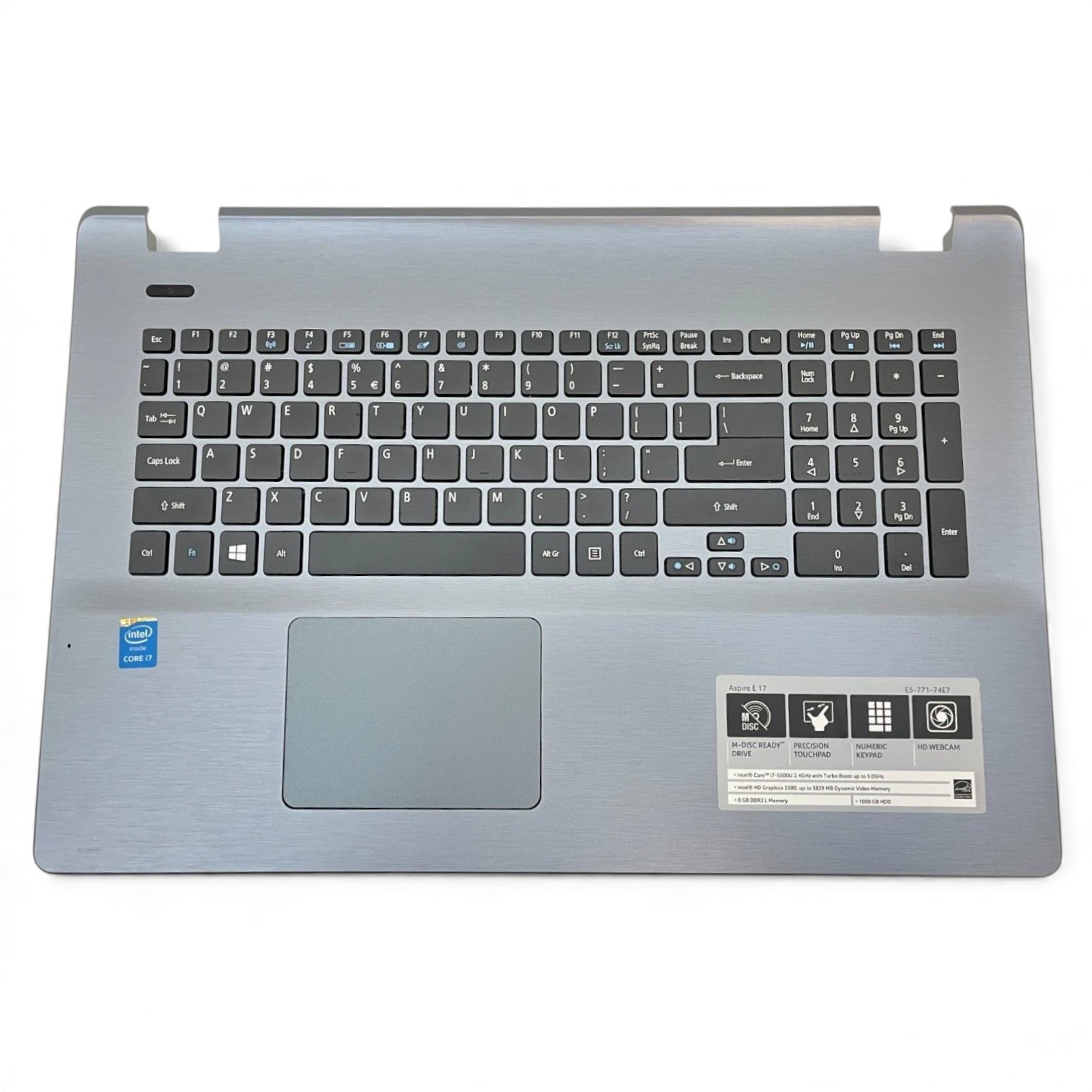 ACER Aspire E17 E5-771-74E7 Palmrest with Keyboard