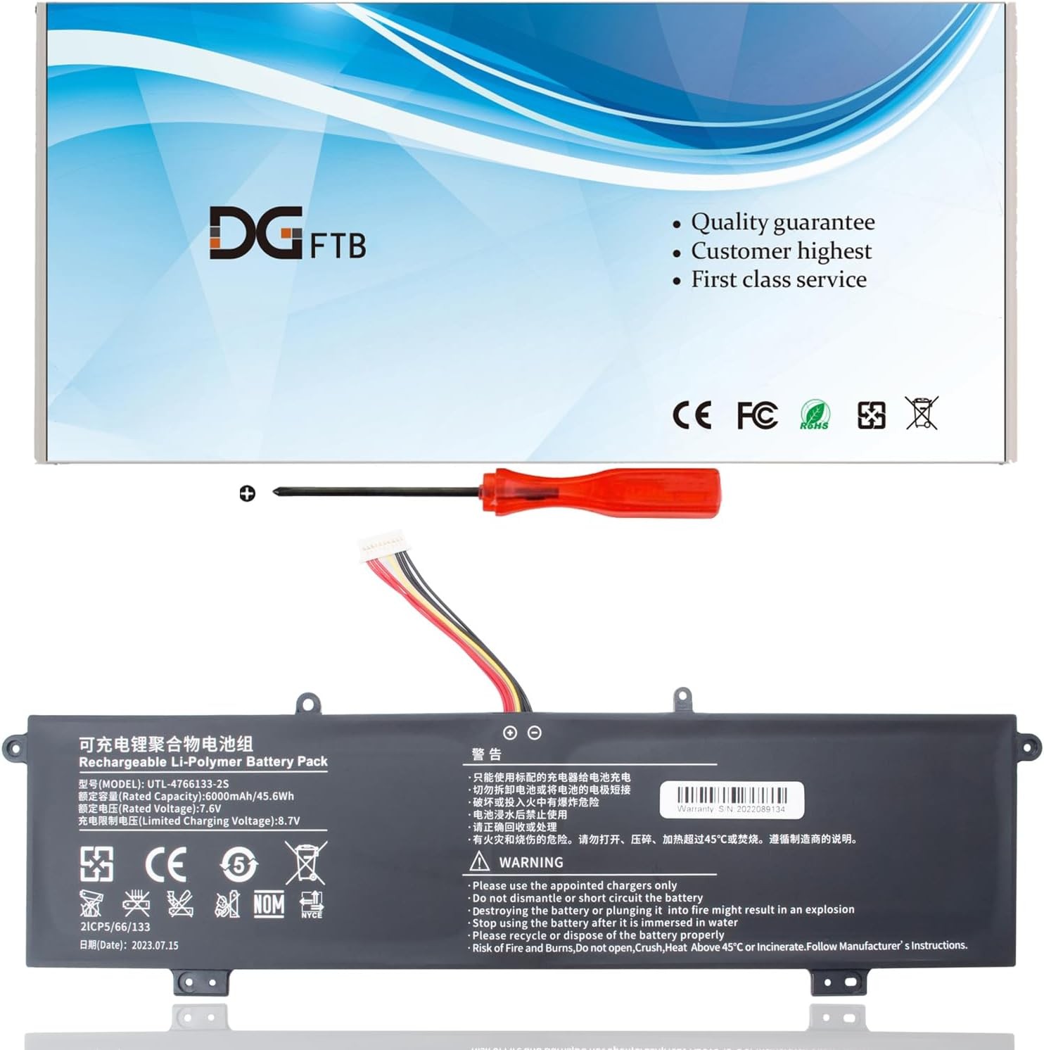 UTL 4766133 2S 4663117 2S2P Laptop Battery for Evolve III Maestro EBook11