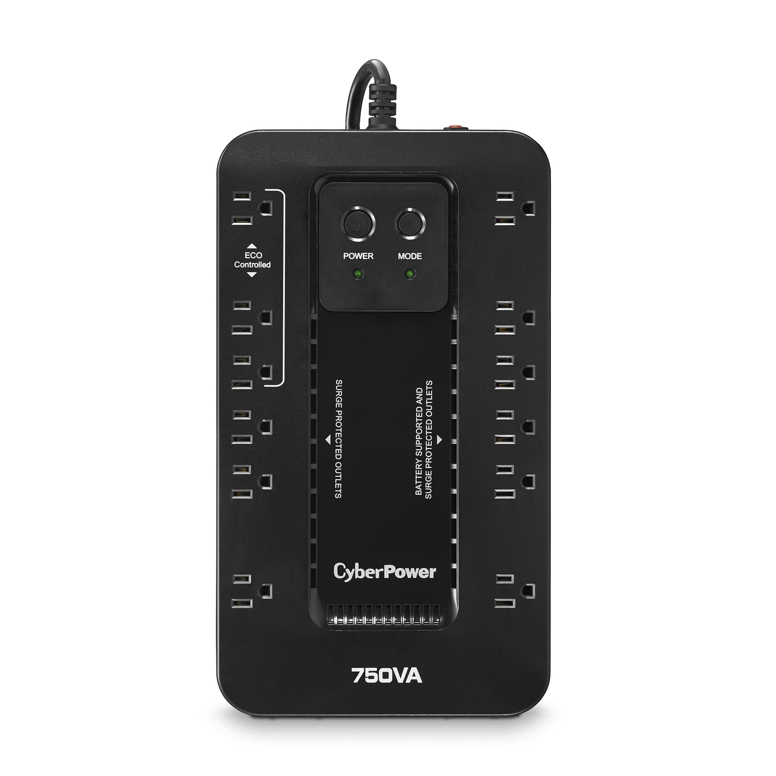 CyberPower EC750G 750VA UPS Battery Backup Surge Protector 12 Outlets