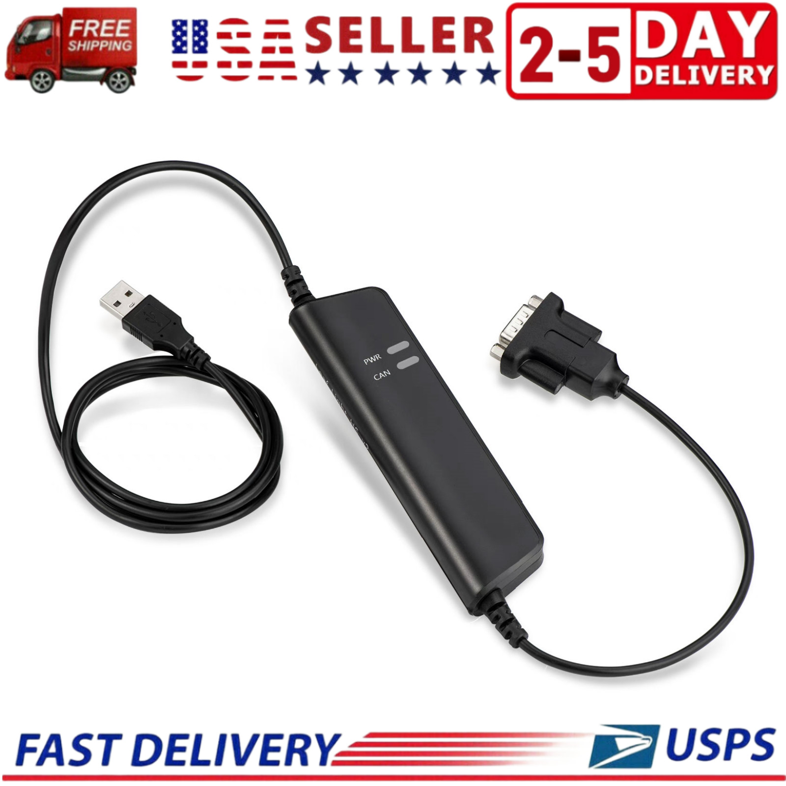 For Kvaser Leaf Light HS V2 Cheaper CAN Bus Cable Support High Speed USB for CAN