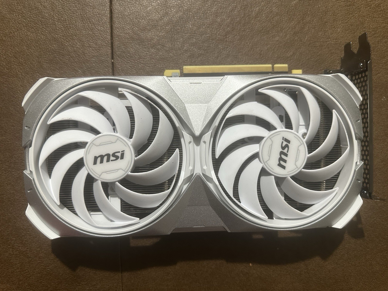 MSI NVIDIA GeForce RTX 4070 Super Ventus 2x 12GB GDDR6X Graphics Card - White