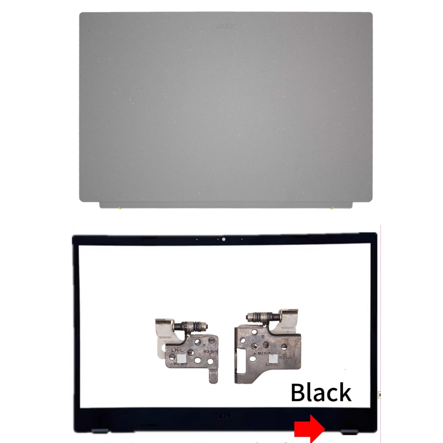 AV15-51 AV15-52 New For Acer Aspire Vero Gray LCD Back Cover /Bezel 60.AYCN2.004