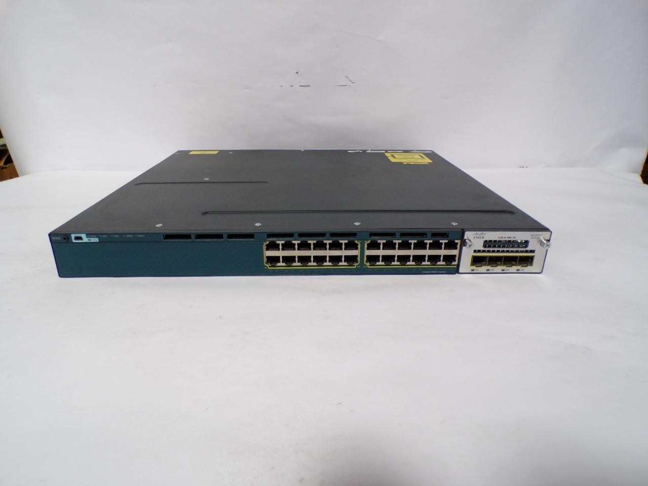 Cisco Catalyst 3560-X Series WS-C3560X-24T-S PoE Gigabit Switch w/ C3KX-NM-1G