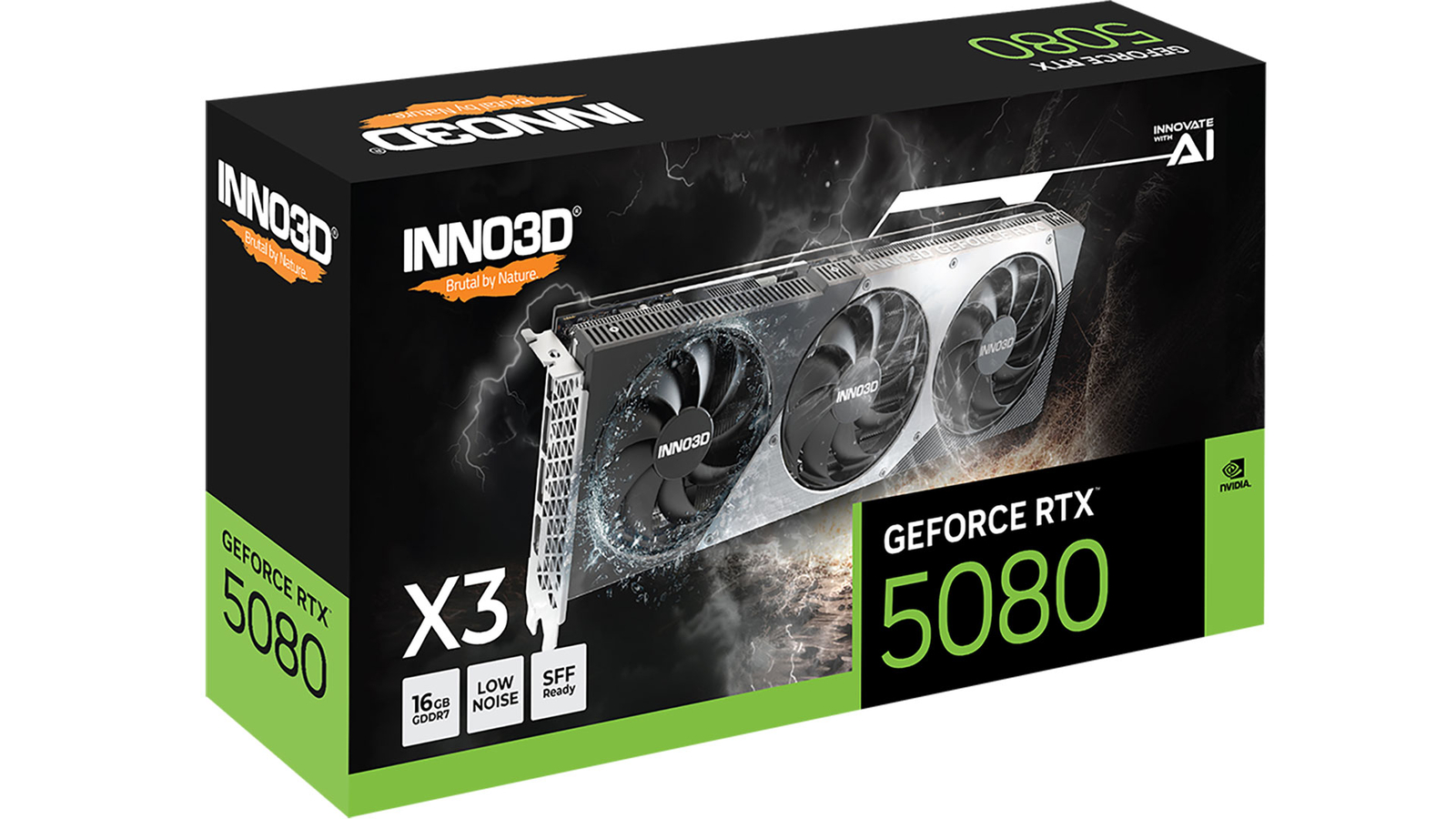 INNO3D GEFORCE RTX 5080 X3 NIGHT 16GB Graphics Card-