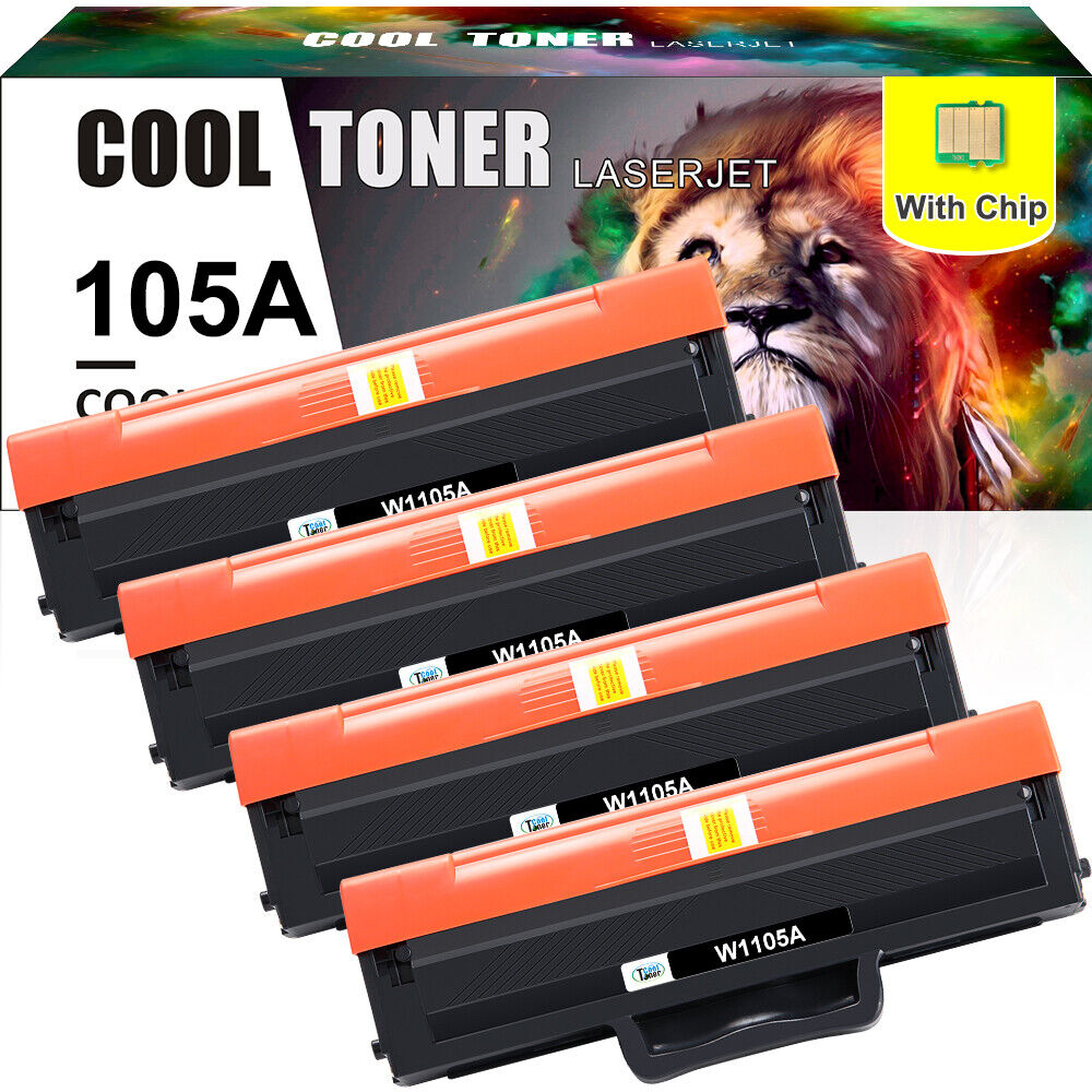 Black Toner W1105A Fits For HP 105A LaserJet MFP 107a 107w 137fnw 135w Printer
