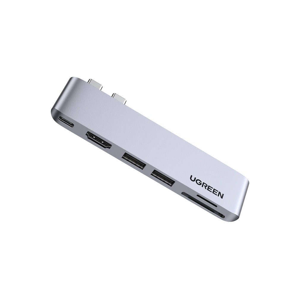 UGREEN USB-C MULTIFUNCTION ADAPTER - Gray/Silver