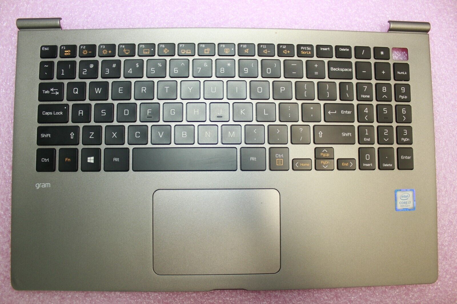 Genuine LG Gram 15Z980 Palmrest with Keyboard and Touchpad 831-00713-00A READ