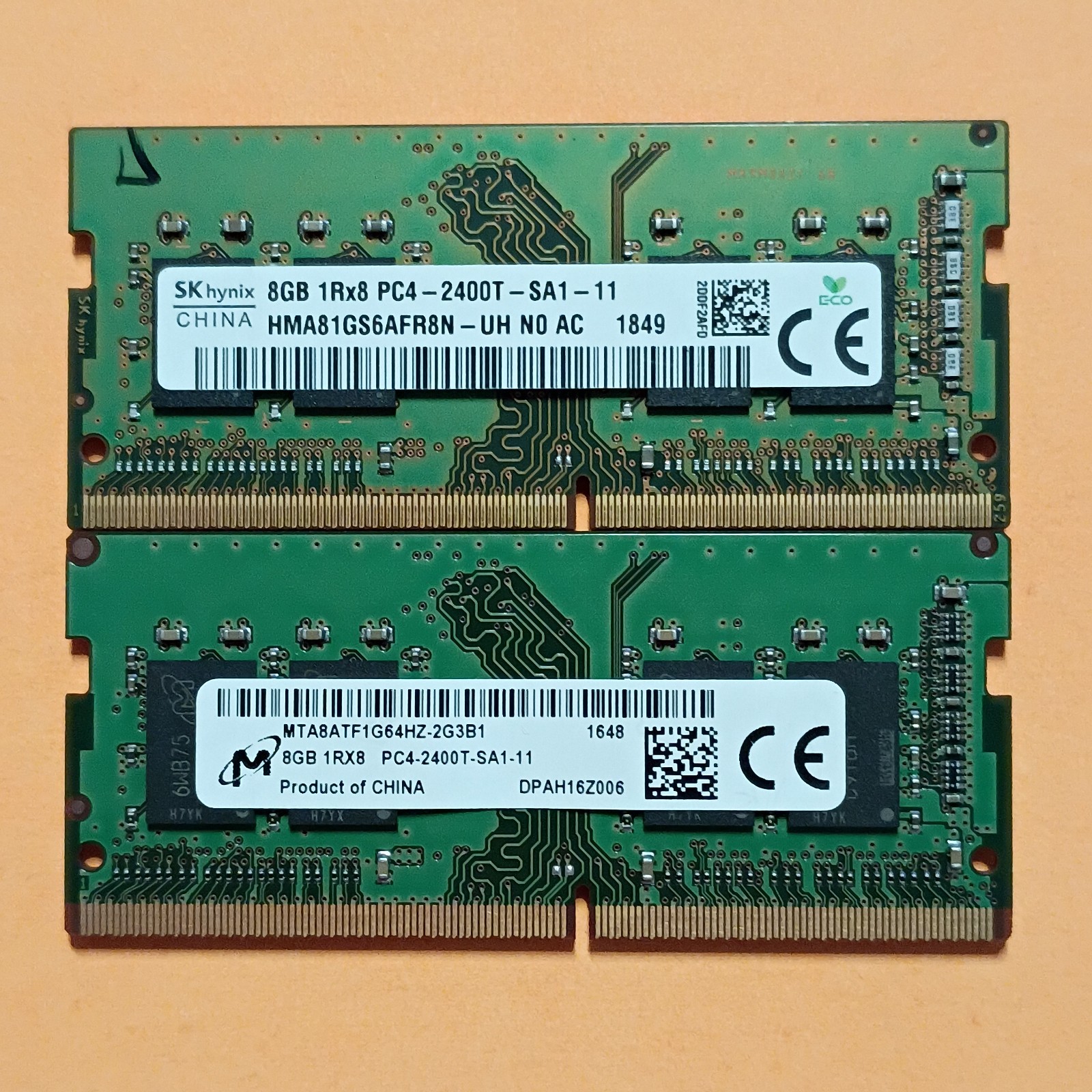 16GB KIT [2x8GB] PC4-2400T DDR4 1RX8 SODIMM Laptop Memory RAM Tested✅✅