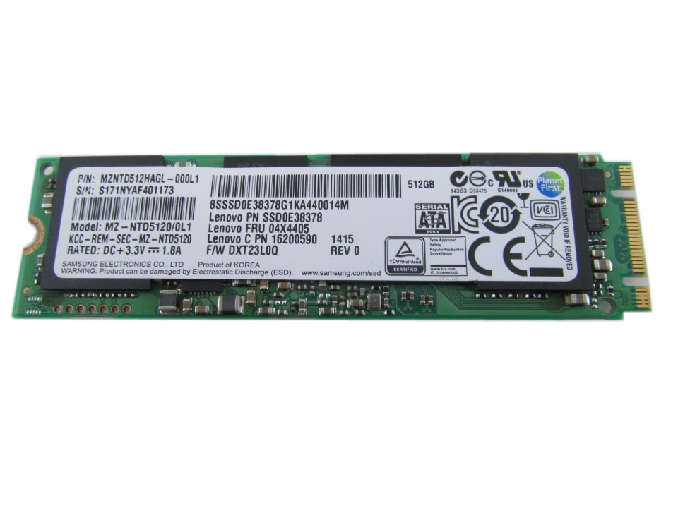 New Genuine Lenovo ThinkPad 512GB SSD SSD0F66199 00JT059