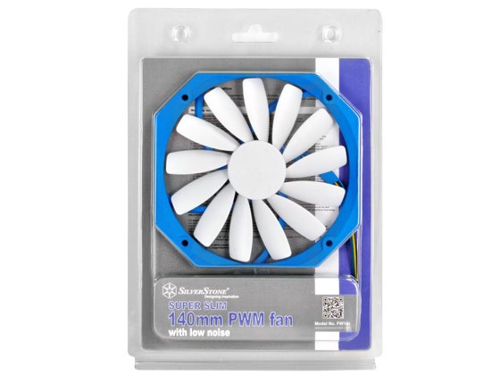 Silverstone SST-FW141 140x150x13mm Super Slim Low Noise 140mm PWM Fan, 4Pin PWM