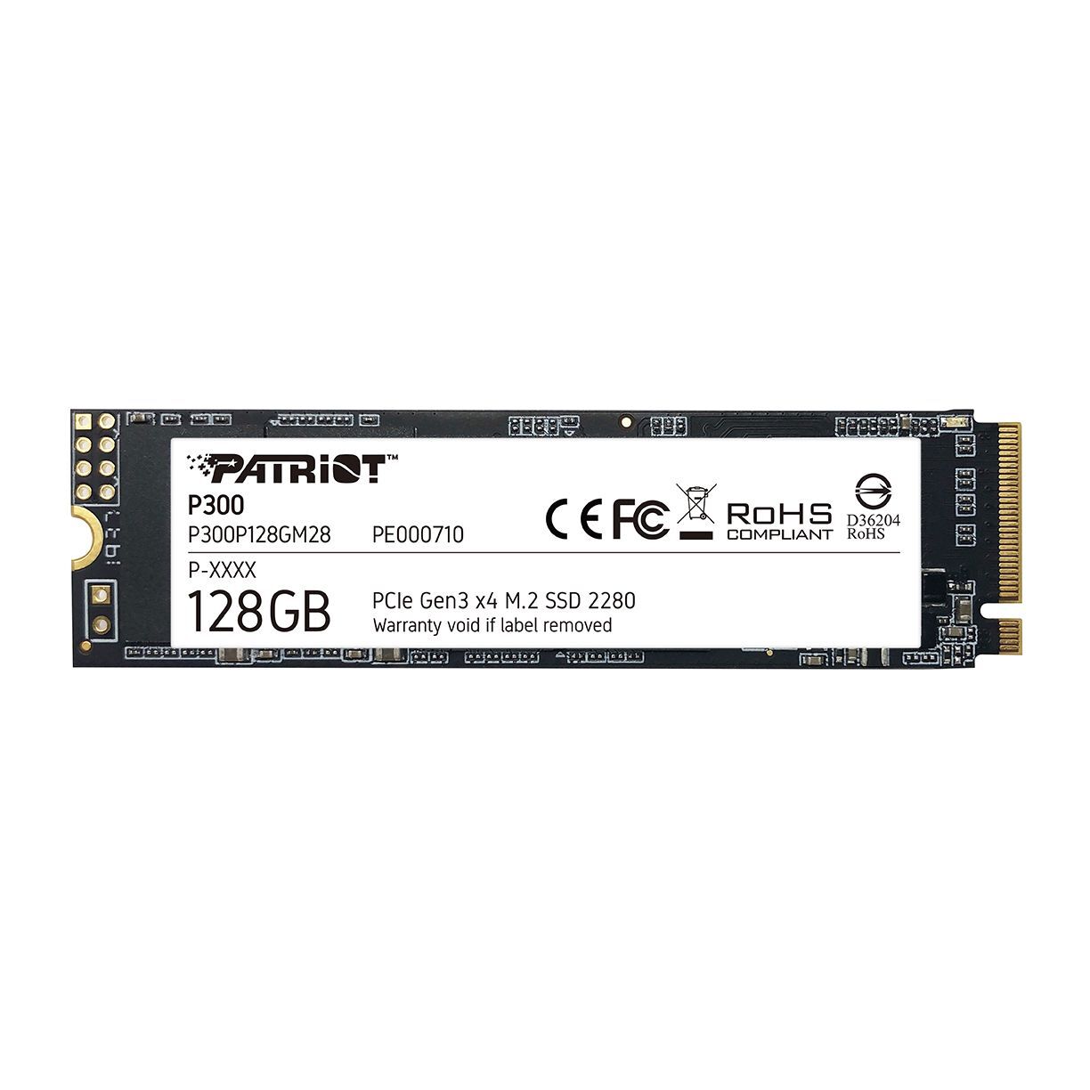 Patriot P300 128GB SSD 2280 M.2 PCIe Gen3 x4 NVMe 1.3 Internal SSD For PC/Laptop