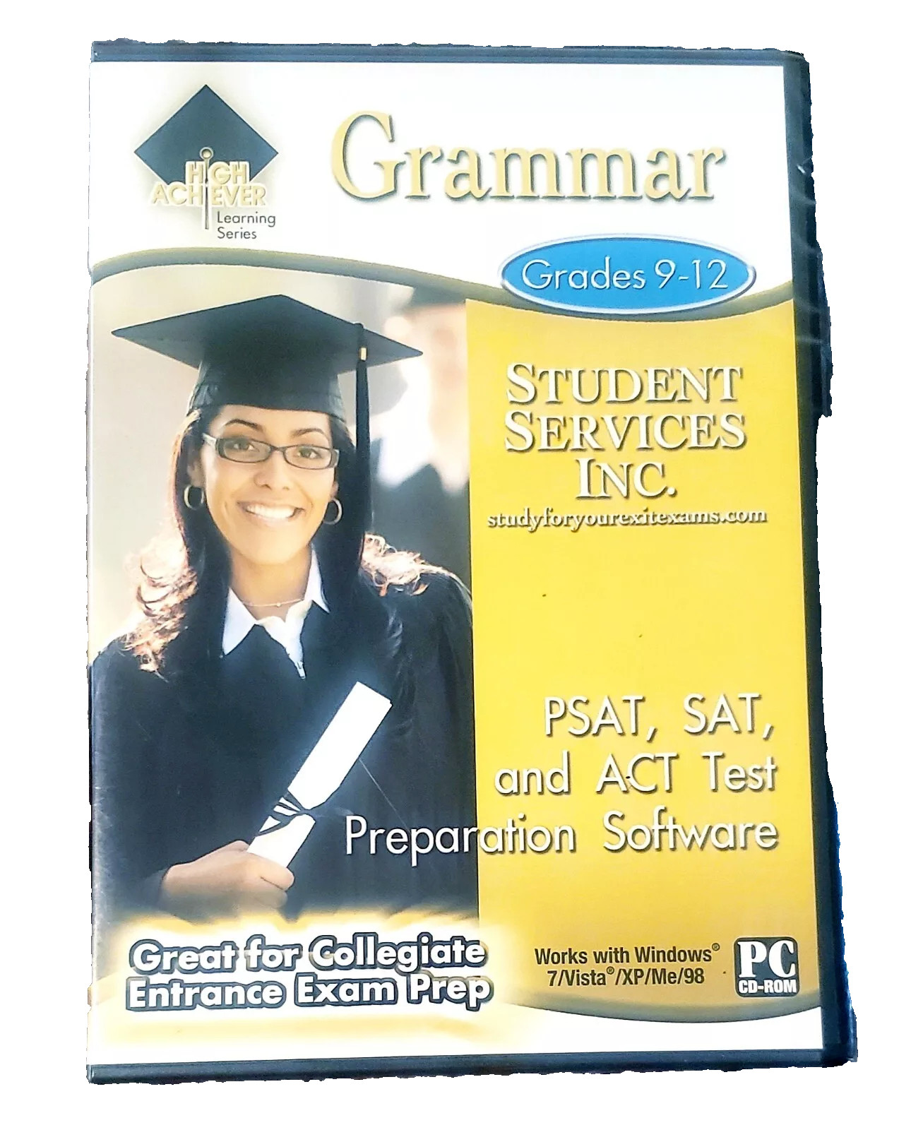 High Achiever Learning Series Grammer Grades 9-12 PC CD-ROM