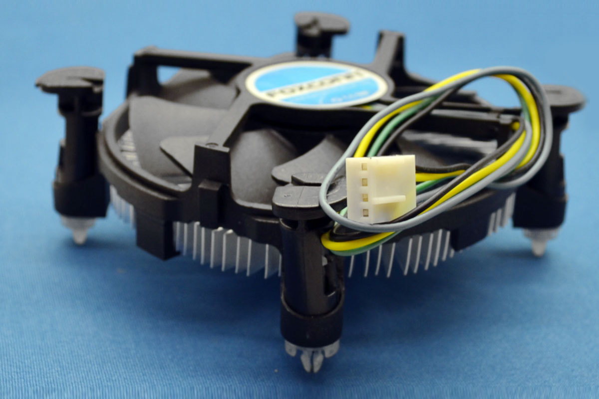 LGA1200 Copper Core Low Profile 1U Cooling Fan for 10th 11th Generation Intel