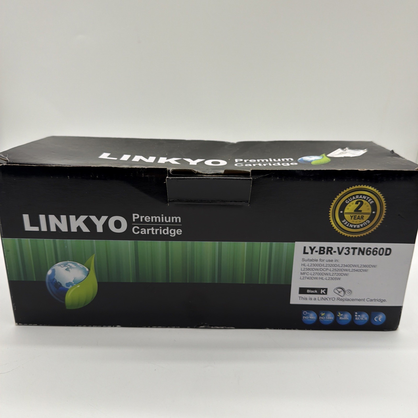 Linkyo LY-TN660D Premium Cartridge Black, Sealed, Only 1 Cartridge