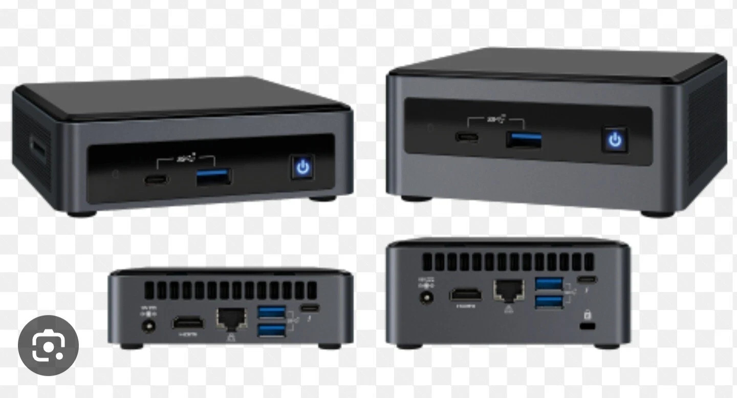 Intel NUC10i3FNK/FNH  i3-10110U/8GB/250GB SSD/Adapter/ - tested, Win 11 Pro.