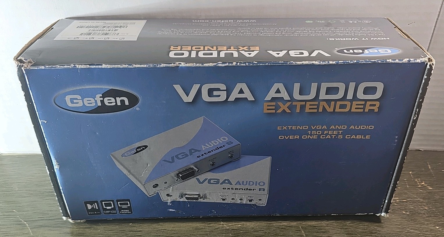 Gefen VGA Audio Extender  EXT-VGA-AUDIO-141-CO