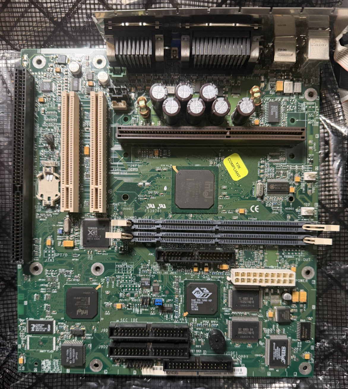 Intel MU440EX "Maui" Slot 1 Motherboard AA 698722-403 Packard Bell OEM Tested