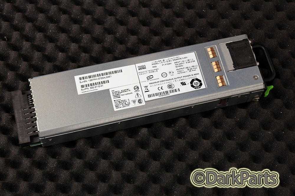 Sun 300-2110-01 Power Supply Astec DS450HE-3-001 T2000 PSU