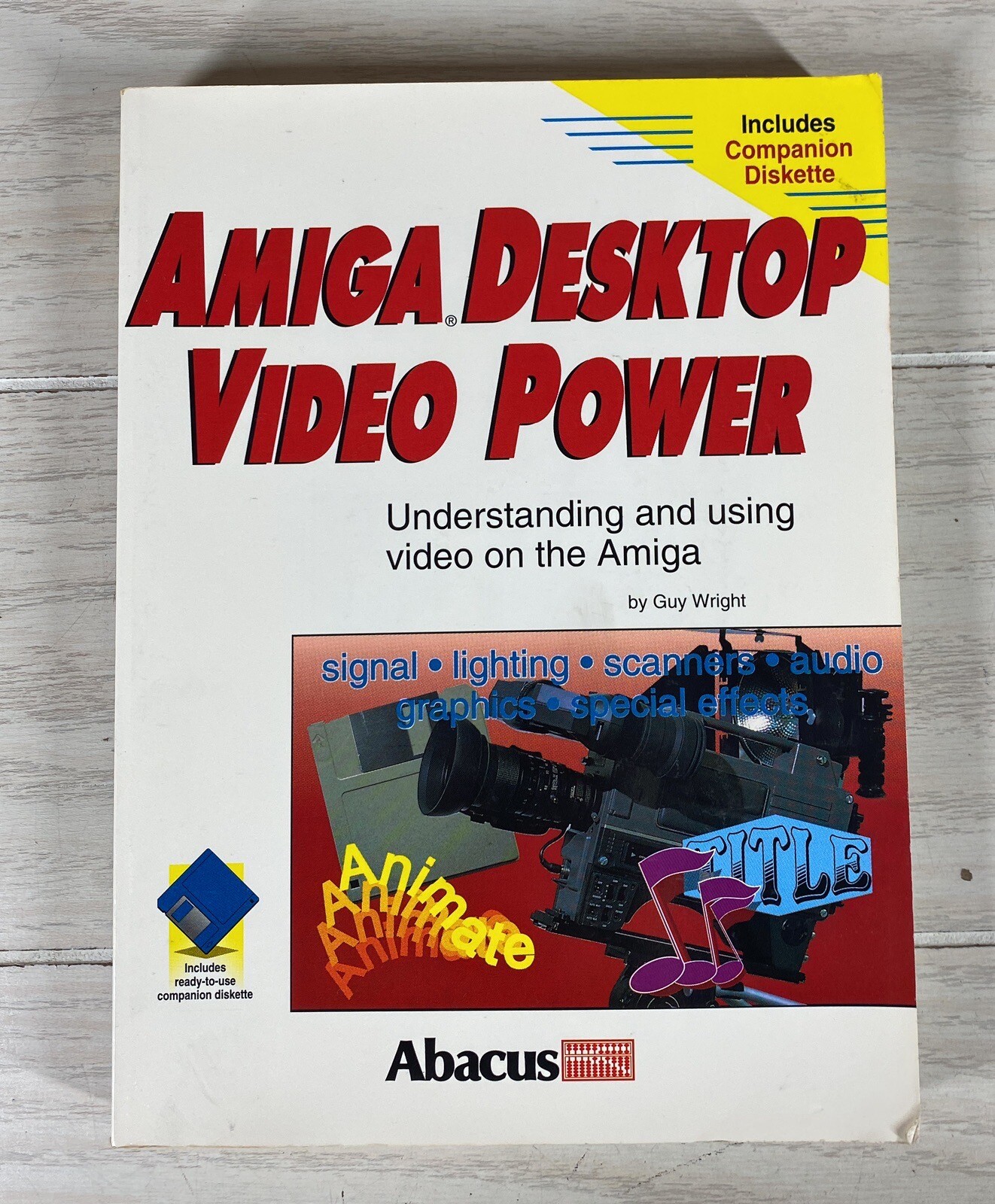 Amiga Desktop Video Power 1991 PB for Commodore Amiga BOOK ONLY,  NO DISK