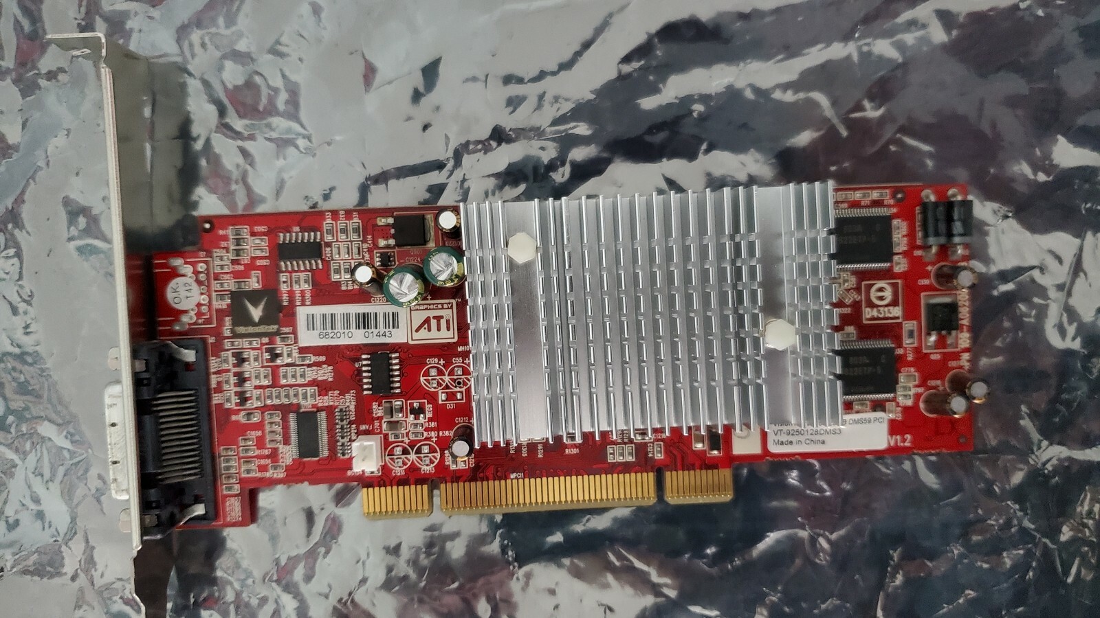VT-9250128DMS3 VTK-400125 ATI VISIONTEK 128MB PCI VIDEO CARD 9250 WITH DM