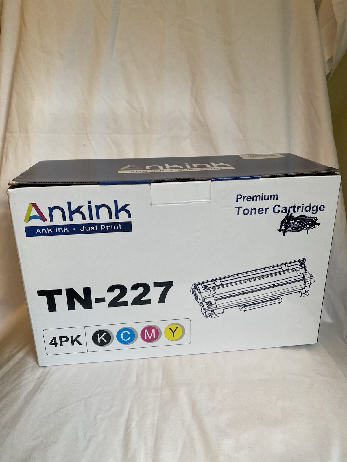 Ankink TN-227 Toner Cartridge 4PK for Brother Laser Black Cyan Magenta Yellow