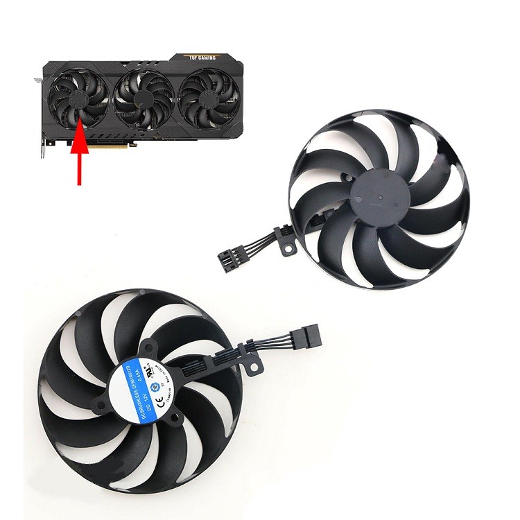 87mm For ASUS RTX3090 3080 3070 3080ti 3070ti 3060ti TUF GAMING GPU Cooling Fan