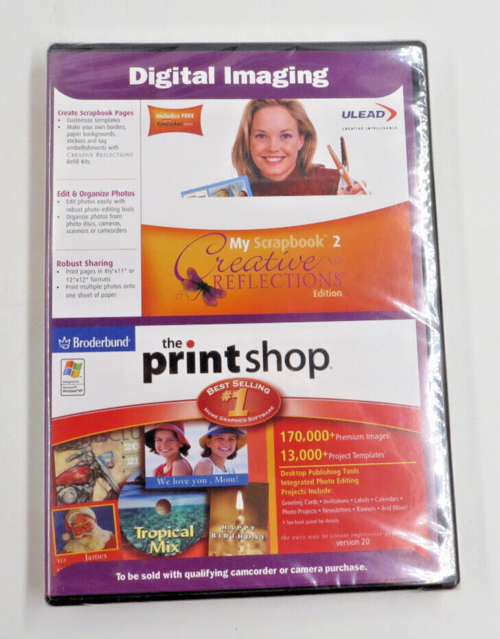New Sealed ULEAD Digital Imaging My Scrapbook 2 Creative Reflections