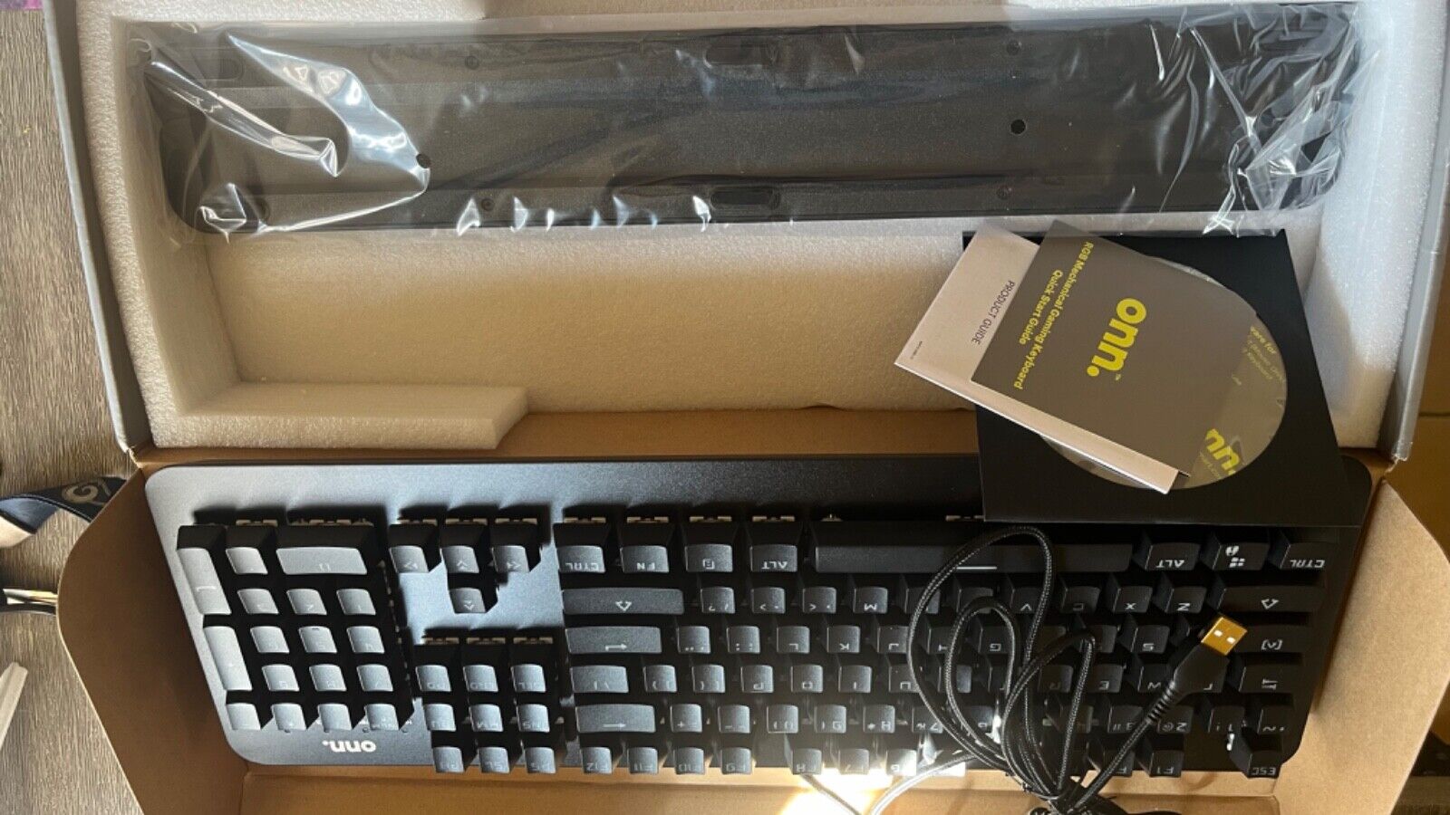 Onn RGB Mechanical Gaming Keyboard - Programmable RGB Backlit Keys (100004357)™