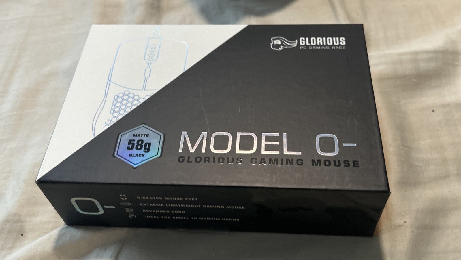 Glorious Model O- (Minus) (Matte BLack) Wired Gaming Mouse