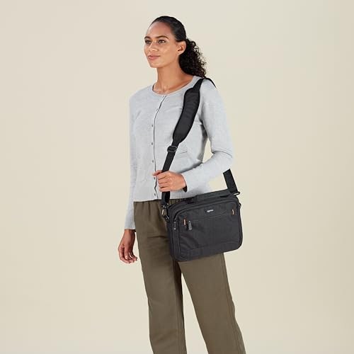 AMAZON BASICS 11.6 INCH LAPTOP BAG WITH SHOULDER STRAP AND HANDLE, -  BLACK
