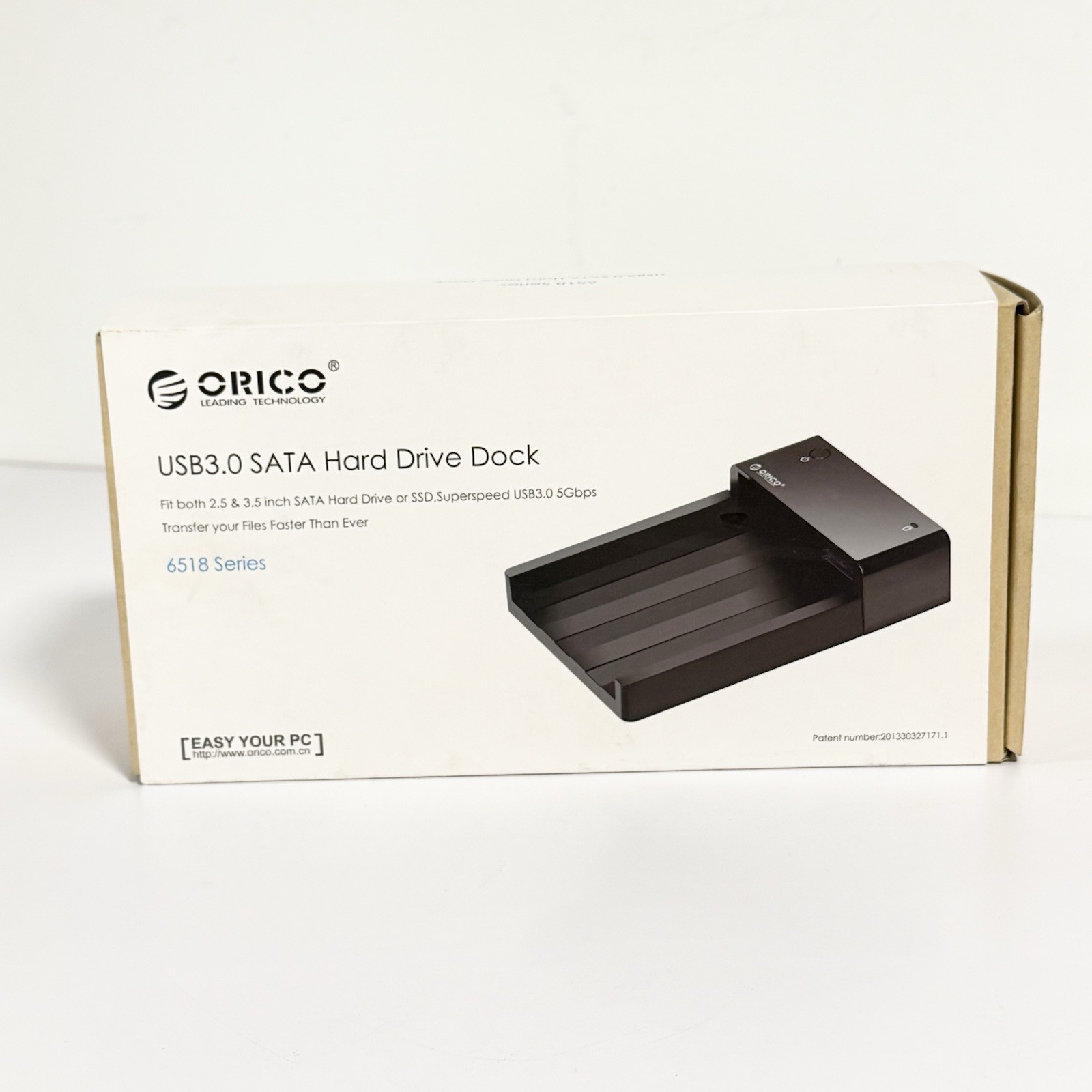 Orico SATA Hard Drive Dock Series 6518 USB3.0 HDD SSD Super speed 5Gbps 3.5”