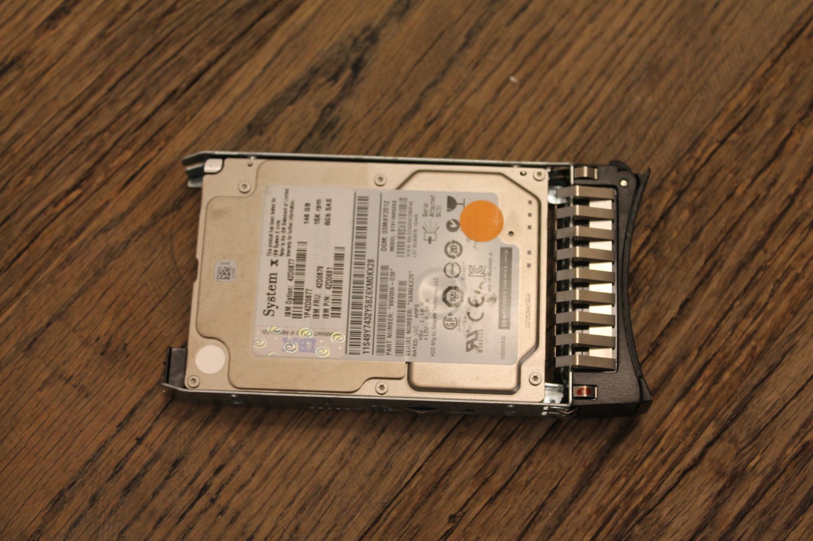 42D0678 42D0677 42D0681 IBM 146GB 15K SAS 2.5" 6G SFF HS Hard drive