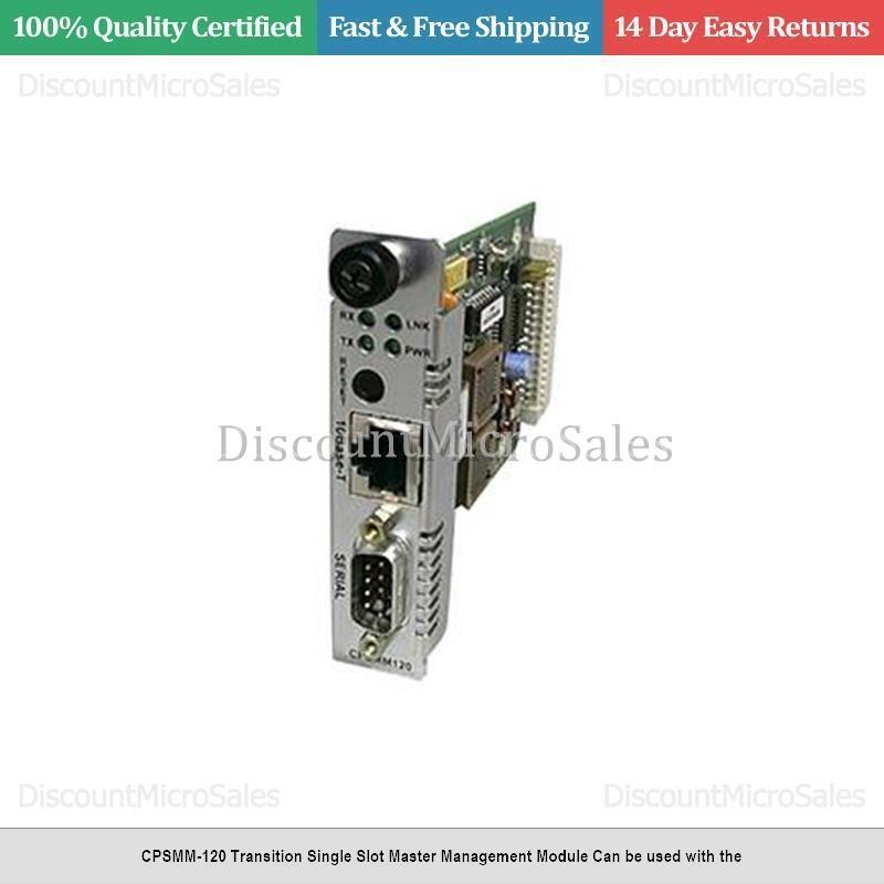 CPSMM-120 Transition Single Slot Master Management Module Can be used with the