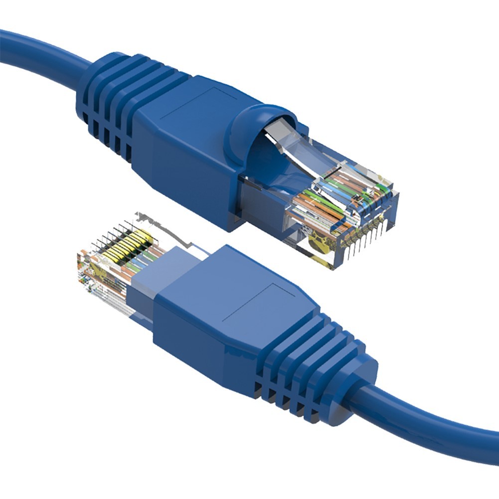 20 25 35 50 75 100FT Cat6A RJ45 Ethernet LAN Network Patch Cable UTP Copper Wire