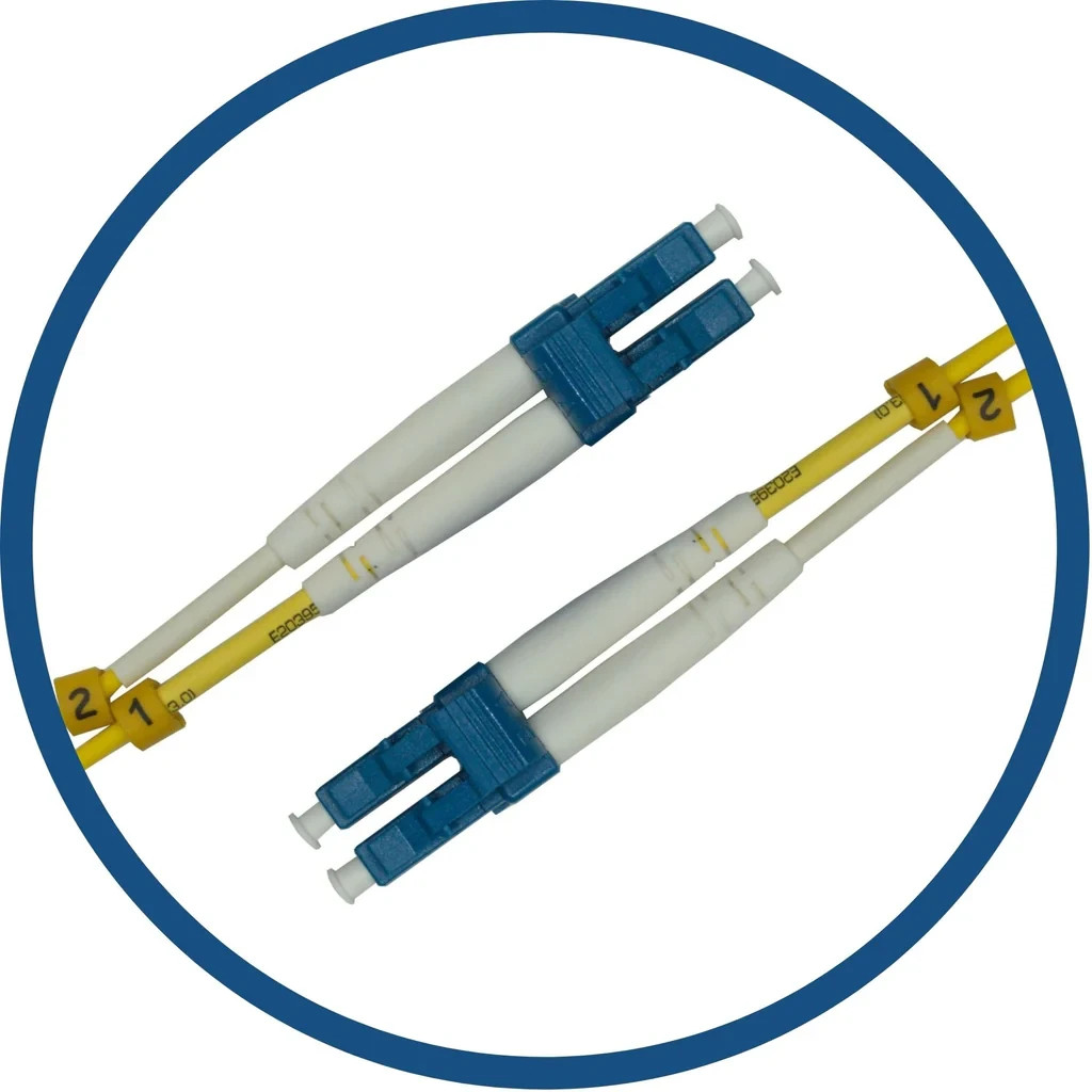 LC/UPC to LC/UPC Duplex Fiber Patch Cable - 50M (164ft) - Single Mode