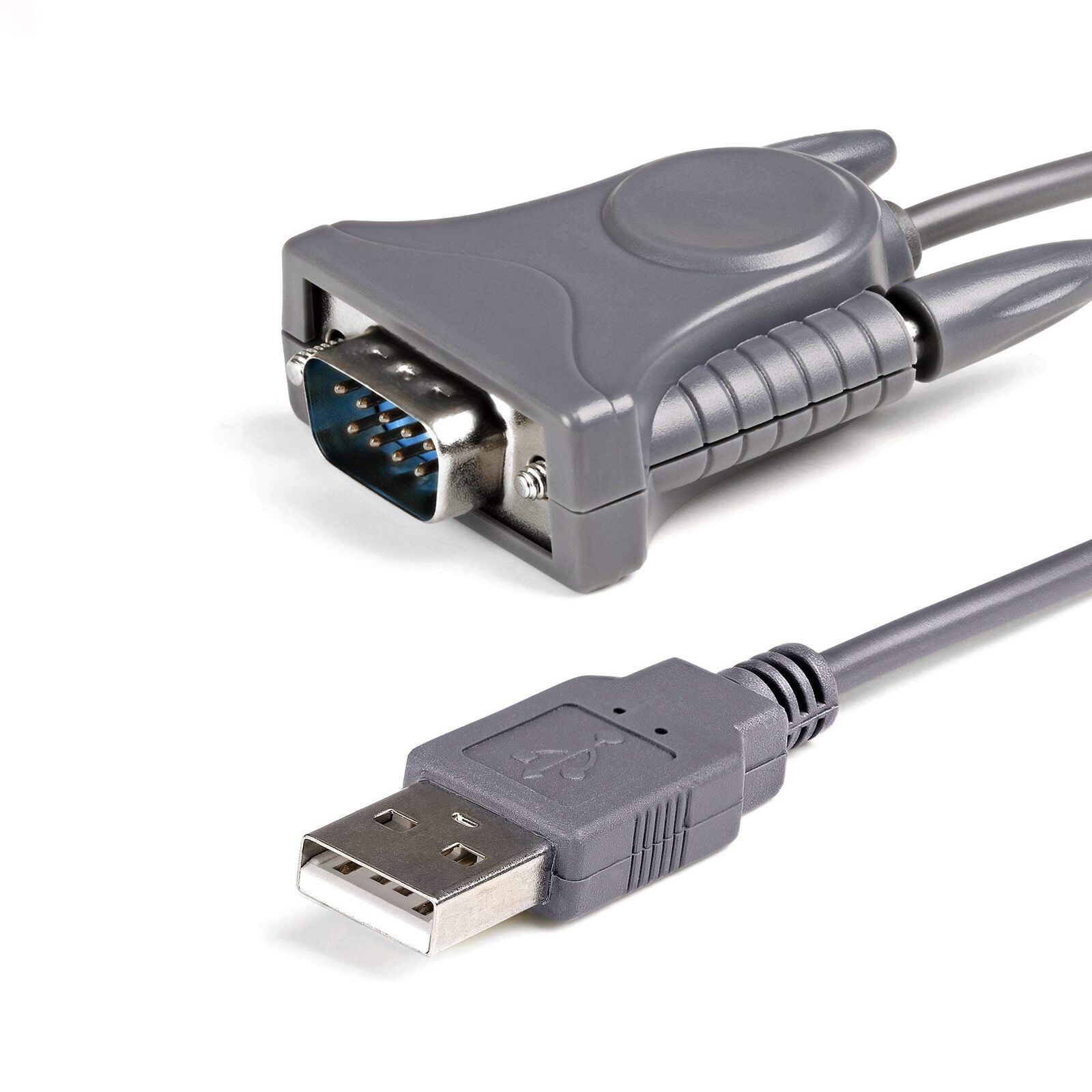 StarTech.com 3ft (1m) USB to Serial Cable, DB9/DB25 RS232 to USB Converter, Prol