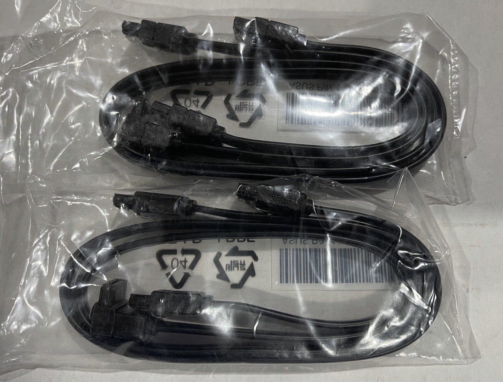 Lot Of 4 Pcs ASUS SATA3 6Gb/s DRIVE Cables (3XT-T)(3X-T-L)w/LATCHES