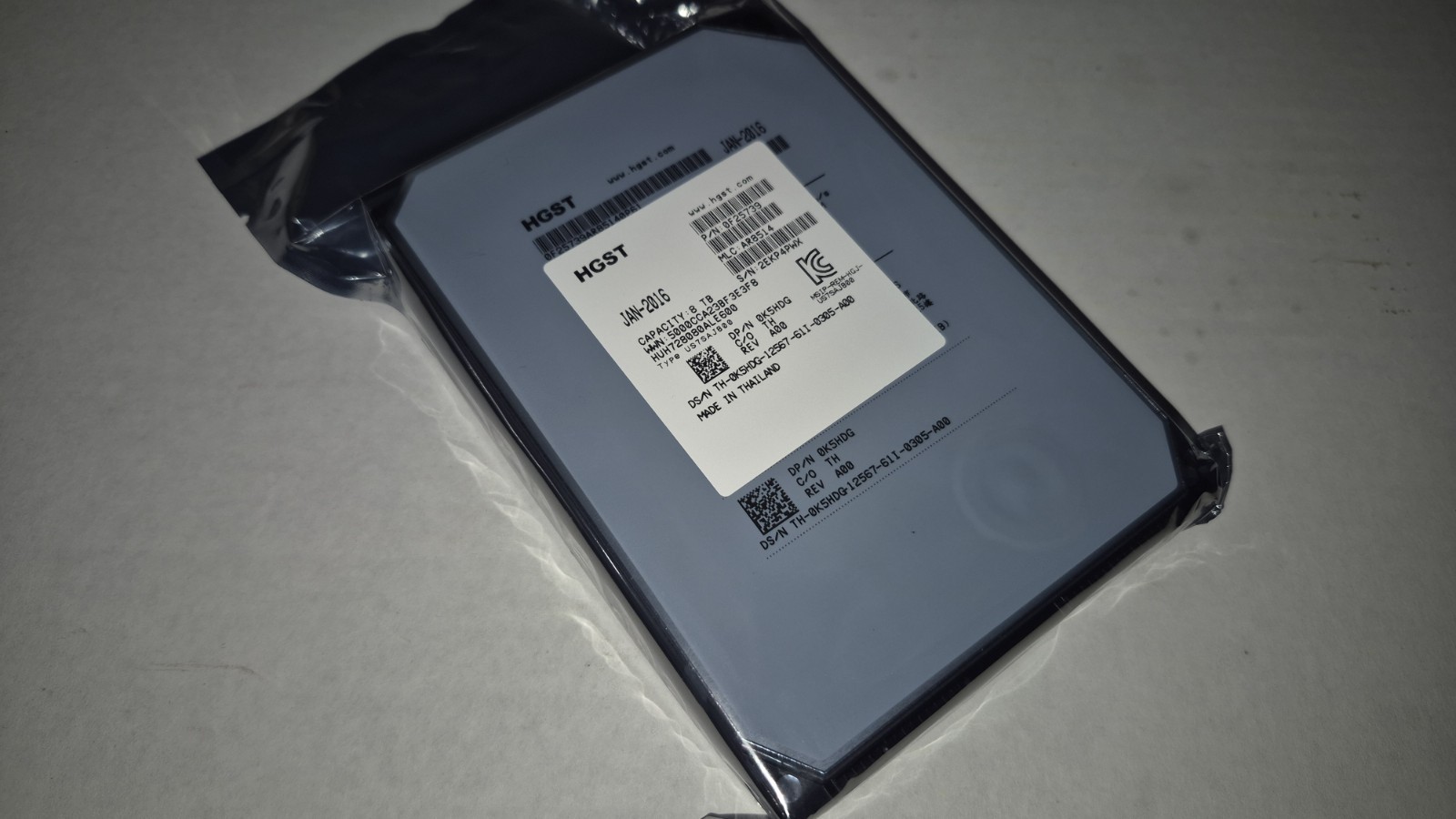 8TB HGST Ultrastar Helium, Internal, 7200RPM, 3.5" Hard Drive, SATA
