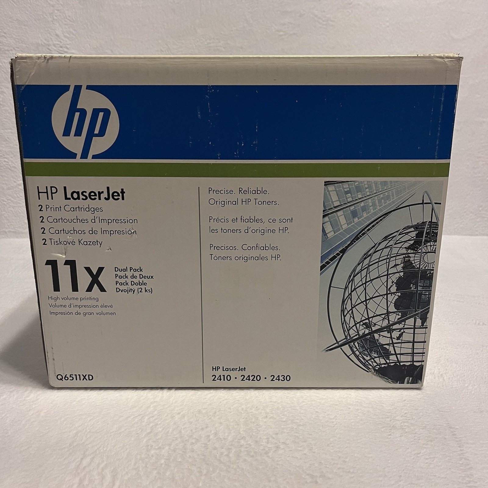 2 Qty HP Q6511XD 11X LASERJET 2400 2410 2420 2430 2 Cartridges Dual Pack
