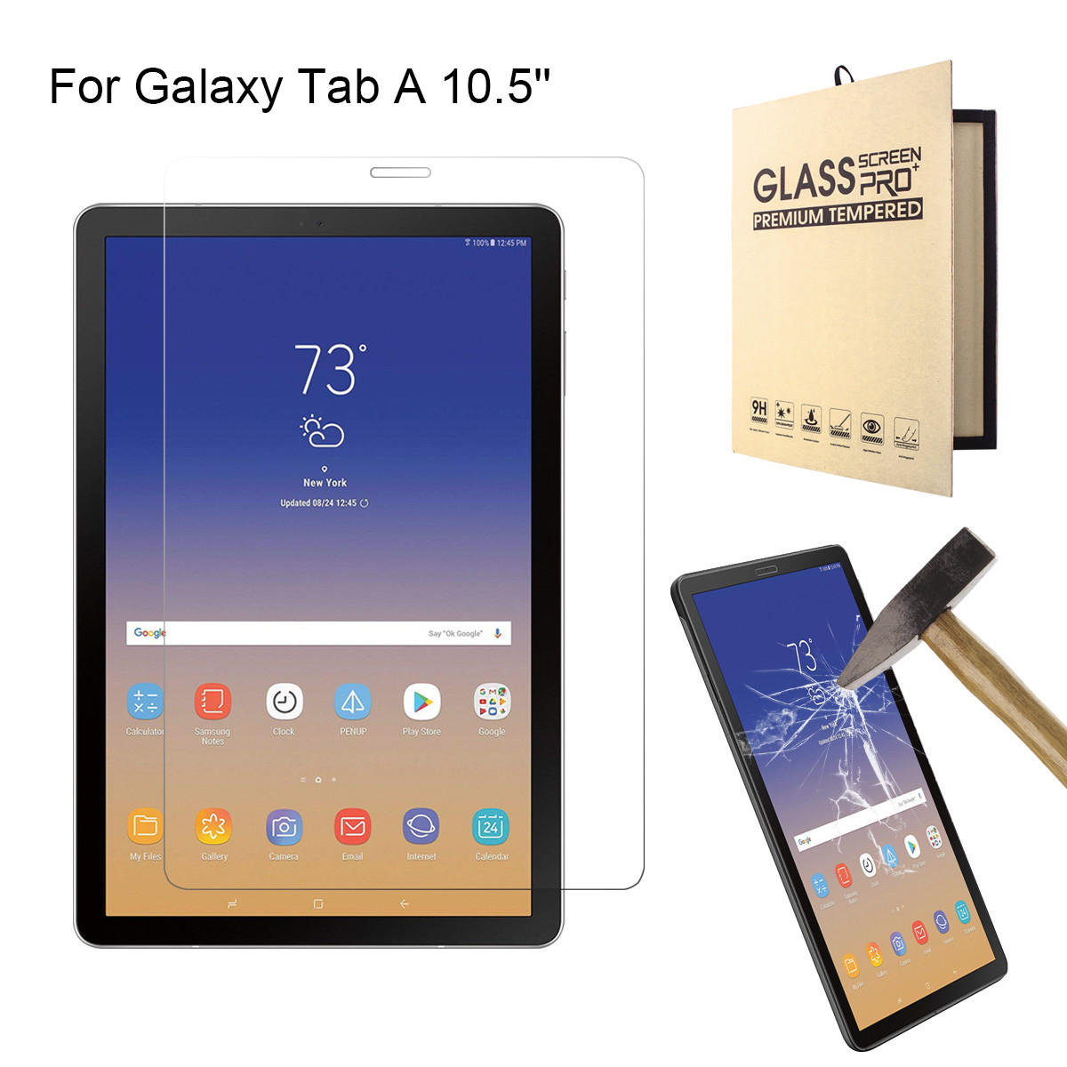 Premium Tempered Glass Film Screen Protector For Samsung Tab A 10.5 SM-T590/T595