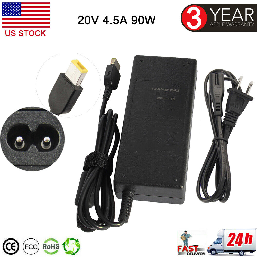 90W New AC Adapter Charger Power Supply For Lenovo Ideapad Y50-70 Y70-70 Y700