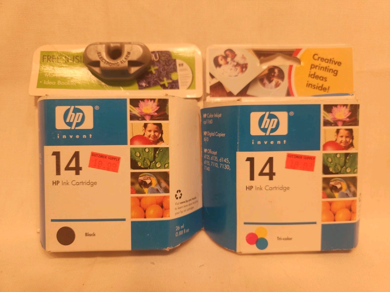 HP 14 C5011DN  Black & Tri Color C5010DN Print Cartridge  Ink 2 Pack