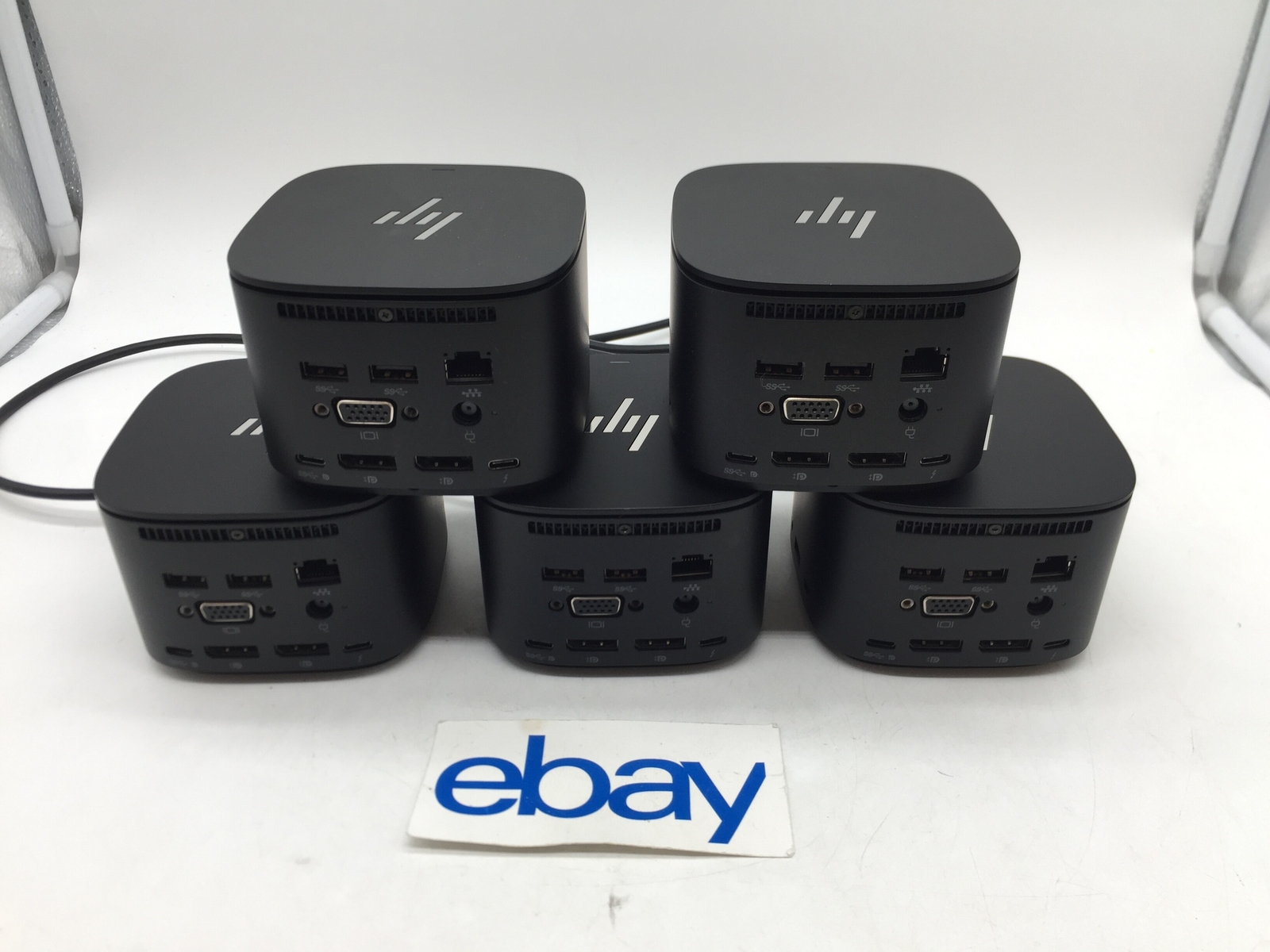 LOT OF 5 HP Thunderbolt HSN-IX01 120W G2 Docking Station - NO AC - 