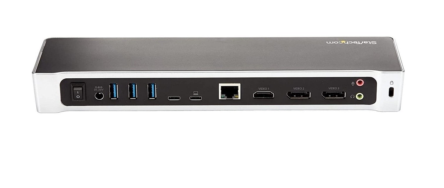 StarTech.com Triple-Monitor 4K USB-C Dock DK30CH2DPPD