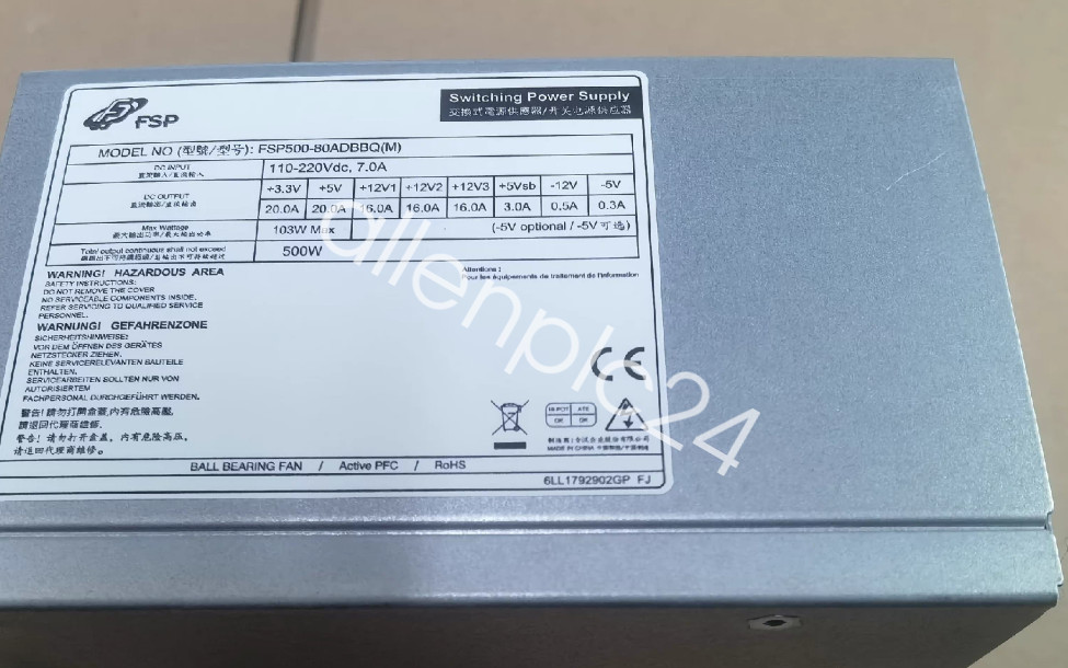 FSP500-80ADBBQ (M) 110-240V DC power supply NEW FedEx or DHL