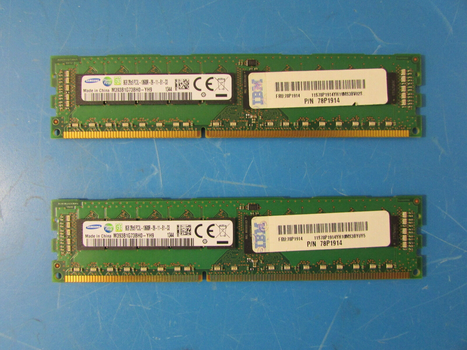 IBM EM4B 16GB (2x8GB) 1066MHz DDR3 ECC RDIMM Memory Kit 78P1914 PSeries ISeries