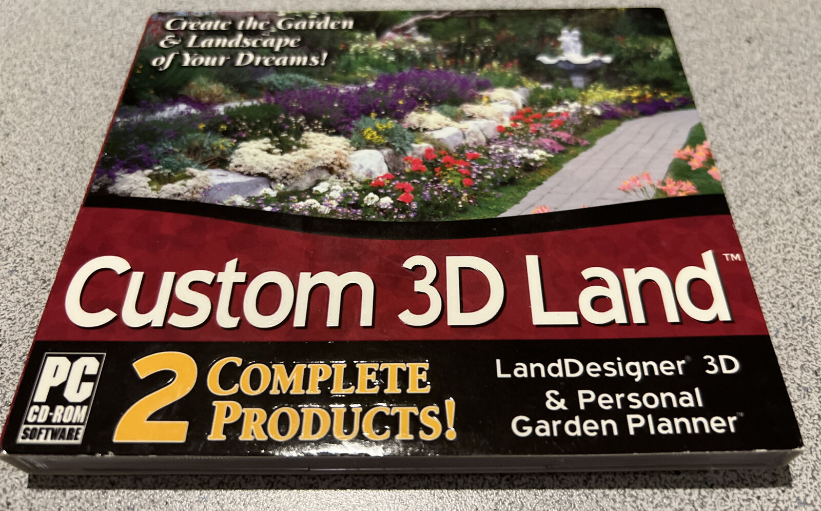 Custom 3D Land PC CD LandDesigner 3D/Personal Garden Planner  Landscape Design