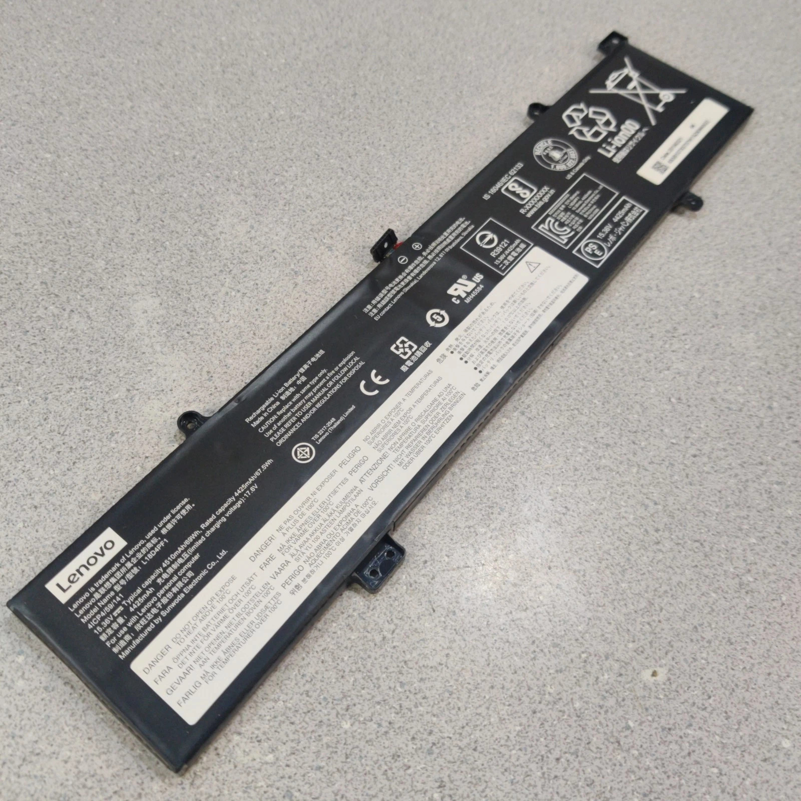 Genuine Battery L18M4PF1 L18D4PF1 For Lenovo IdeaPad S740-15IRH Yoga C940-15IRH